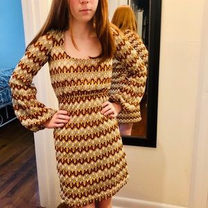 Judith March bell sleeve A-line Dress